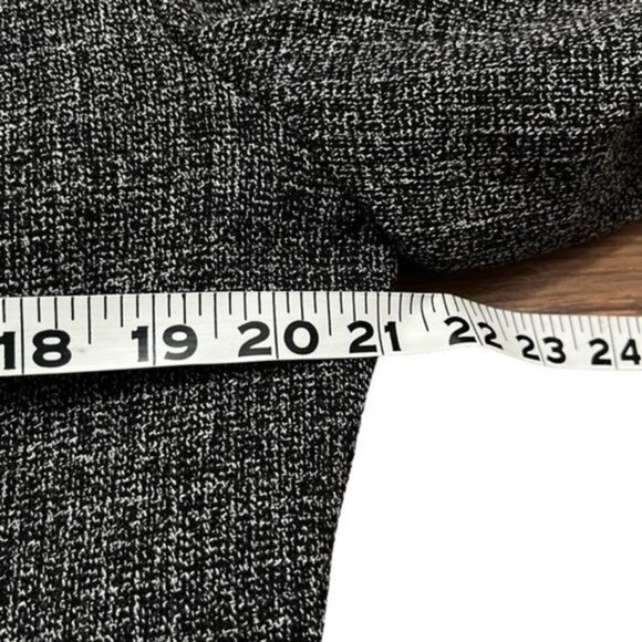 Joseph Ribkoff Grey Black Ruffle Blazer Women Size 14 - Picture 7 of 9